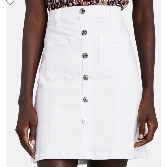 Veronica Beard Jeans Deena Denim Skirt - Picture 4 of 9